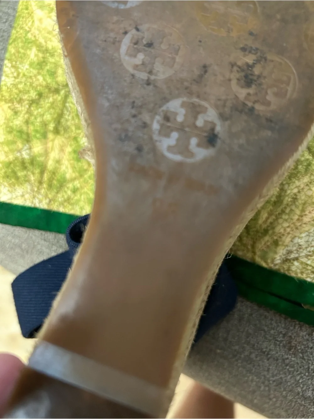 Tory Burch White Miller Thong Sandals